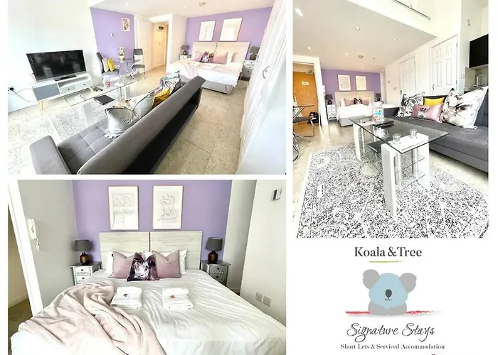 Koala & Tree - Cambridge Centric Location Renovated Studios - Short Lets & Serviced Accommodation