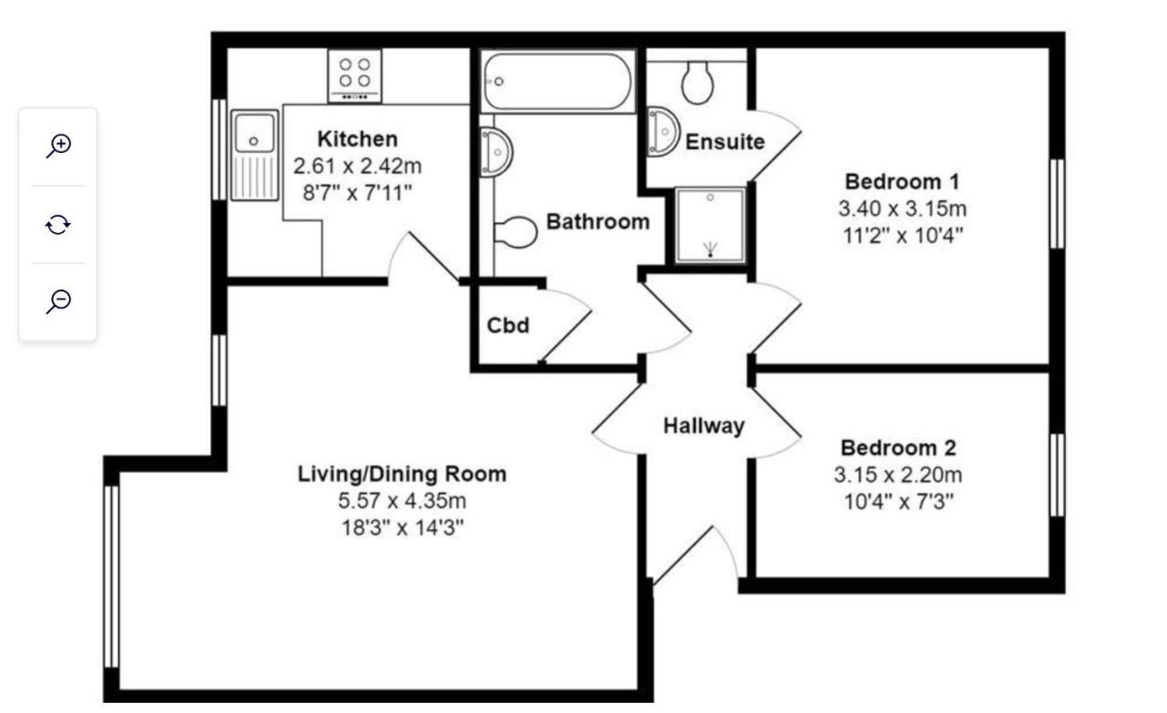 Cozy Entire 2br Flat With 2 Bathrooms And Free Parking