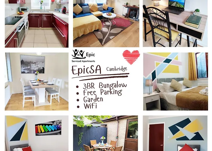 Epicsa - Quiet Bungalow, 3 Bedroom With Parking & Garden